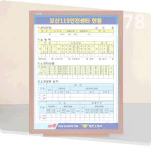 [도안칠판] 119 안전센터 현황 (체리우드)